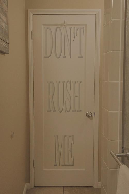 Don't Rush Me