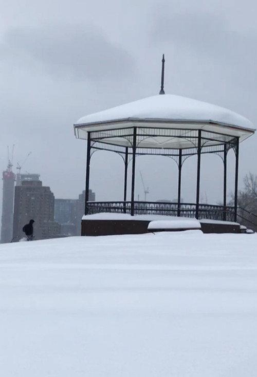 Después de una Tormenta de nieve