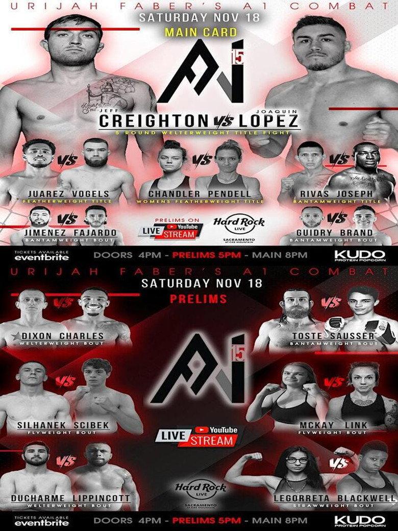 Urijah Faber's A1 Combat 15