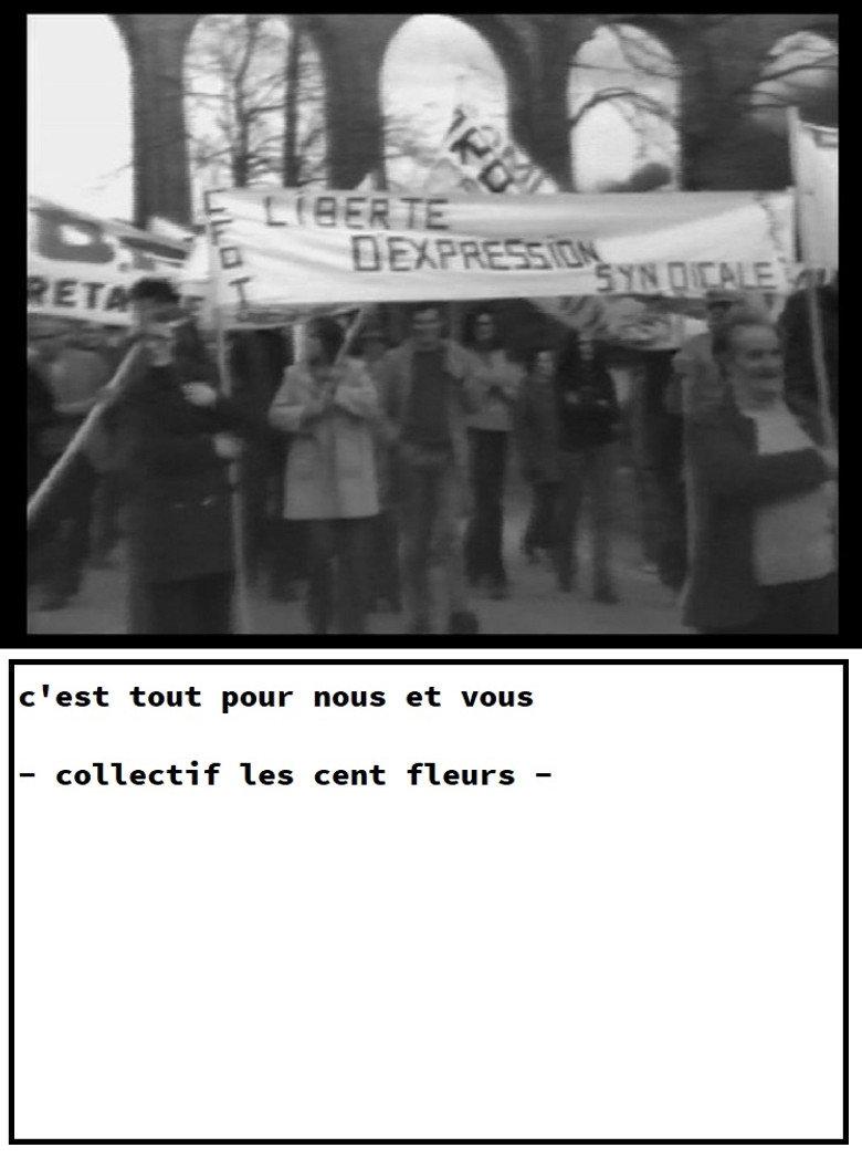 C'est tout pour nous et vous