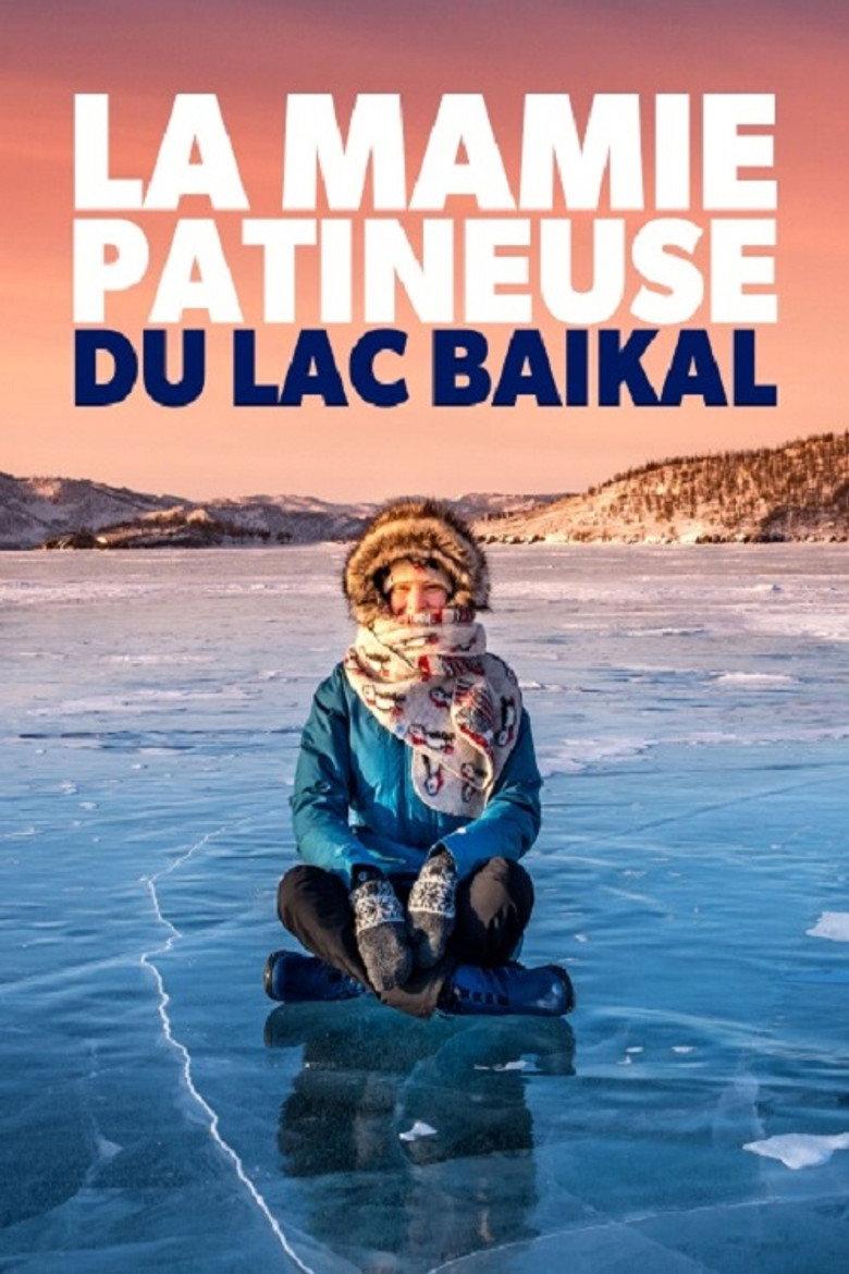 La mamie patineuse du lac Baïkal