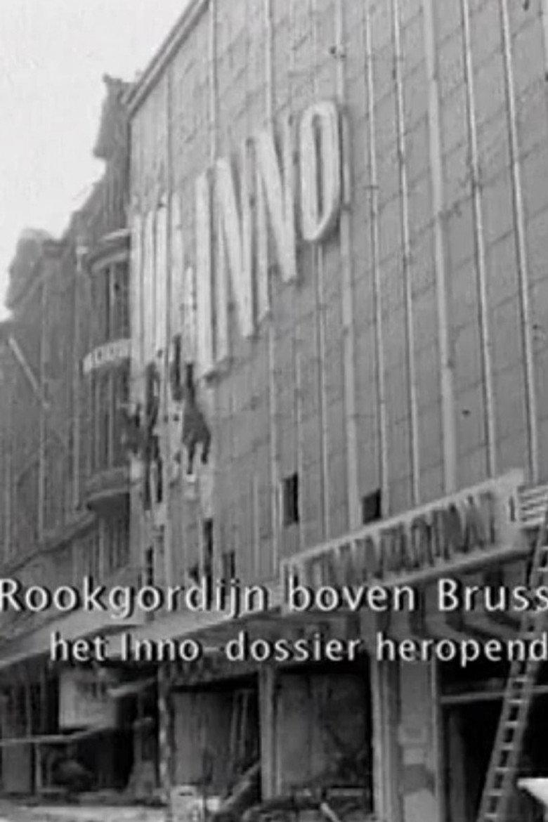 Rookgordijn boven Brussel