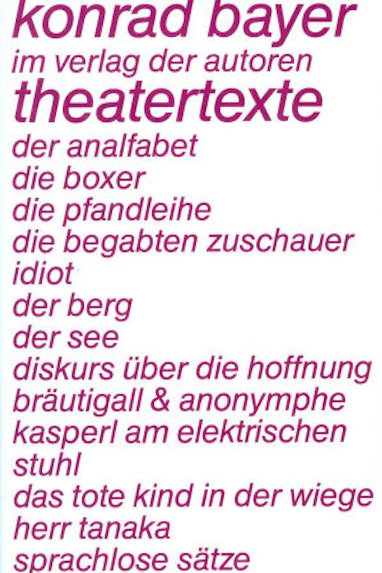 idiot, performance film based on a play of Konrad Bayer
