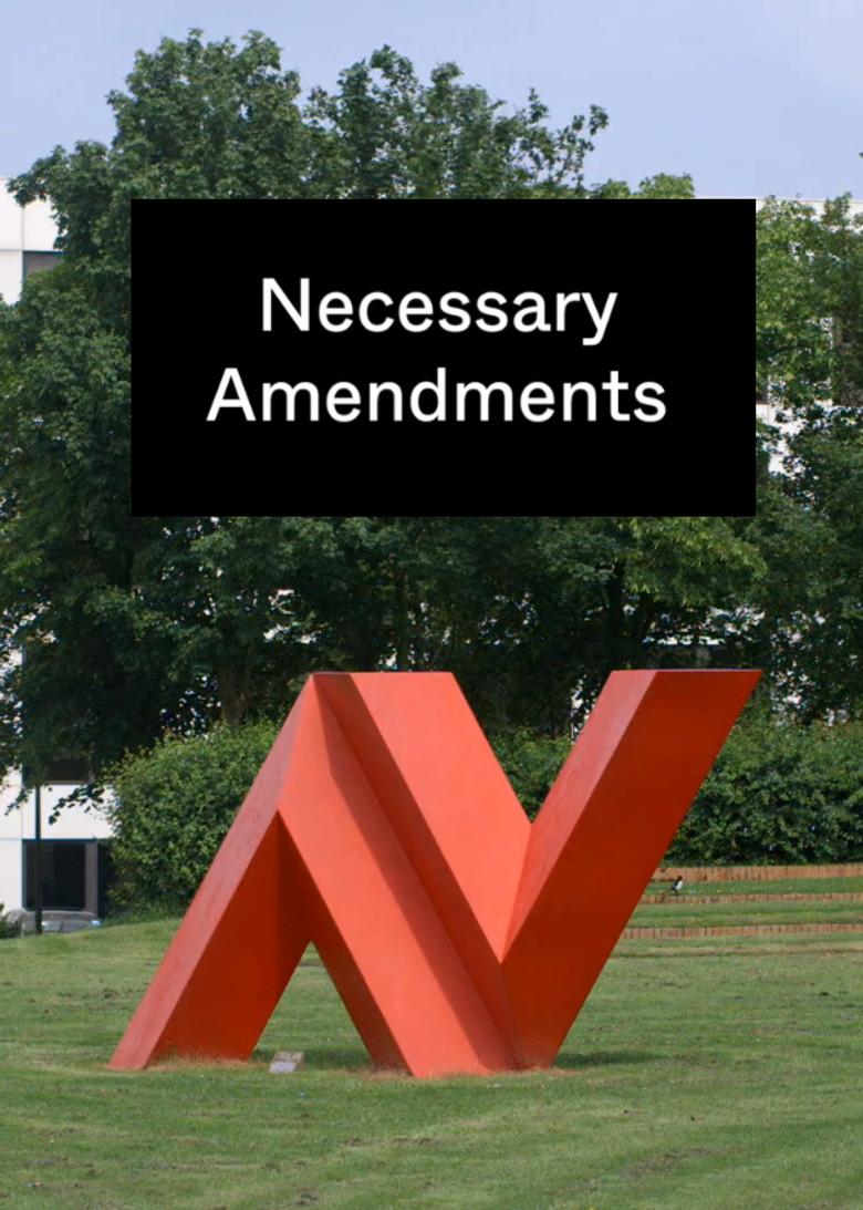 Necessary Amendments