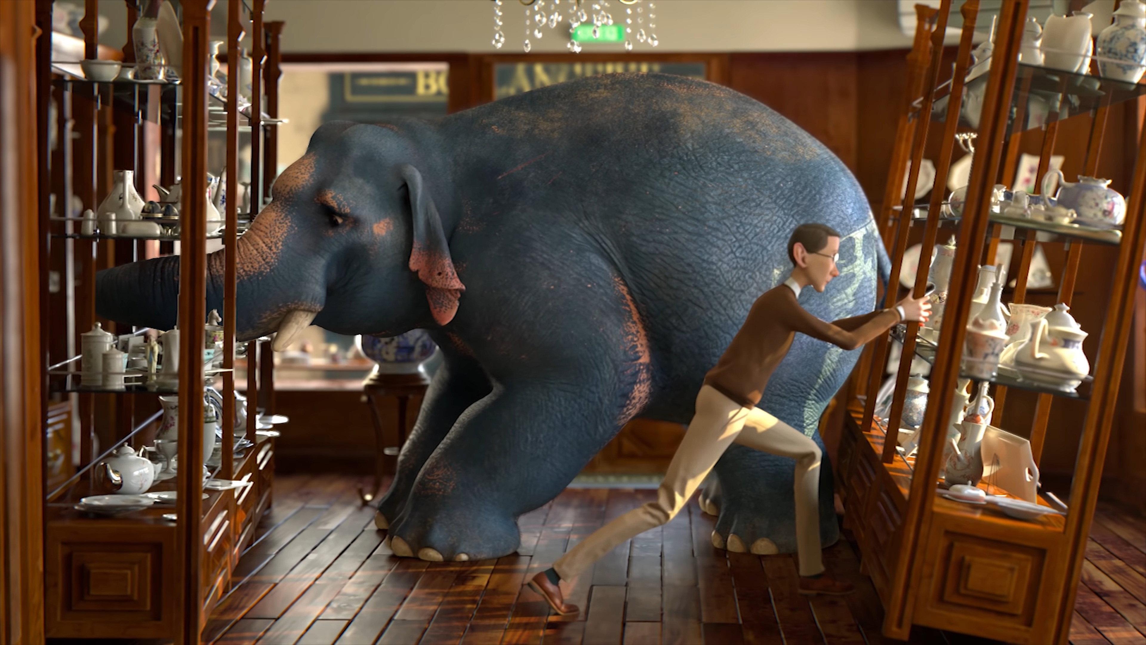 Comme un éléphant dans un magasin de porcelaine