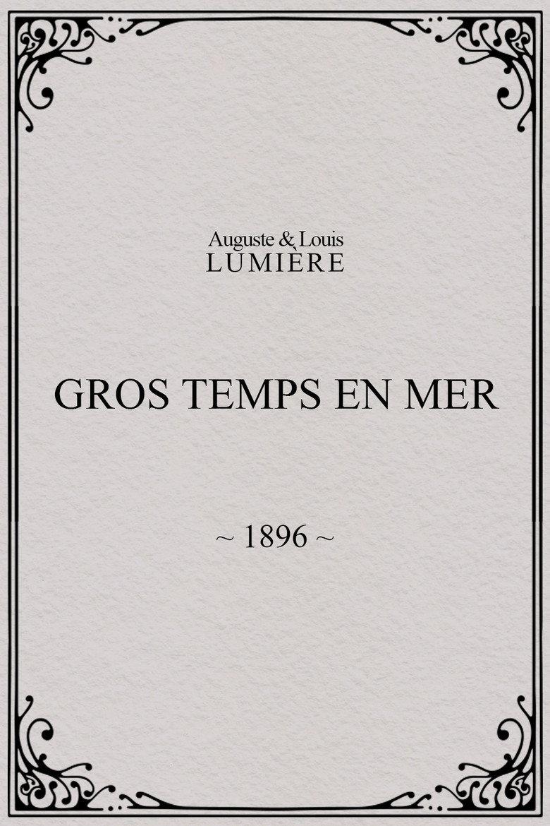 Gros temps en mer